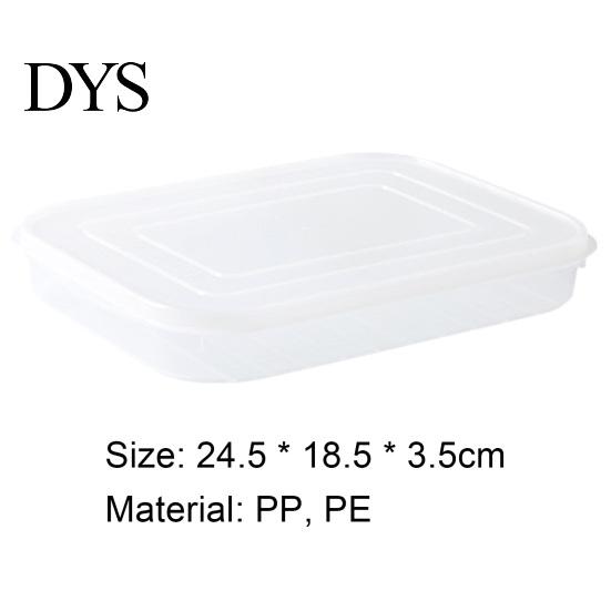 Food Storage Box Transparent with Lid PP Vegetables Seafood Fish Refrigerator Organizer Kitchen Tools