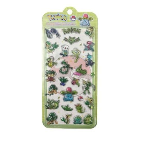 Farstyle 3D Three-dimensional Pokémon Stickers 4 Pieces Relief Sticker Set Pikachu Marshmallow Style Tile Notebook Cute Items Gift Children Popular