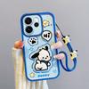KEYSION Shockproof Case for OPPO Reno15 F 5G with Lanyard Soft Silicone Cute 3D Cartoon Doll Phone Back Cover for OPPO Reno 15F 5G