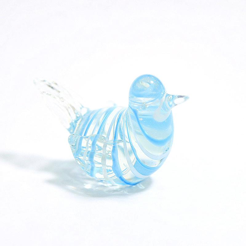 Handmade Murano Glass Bird Figurine Cute Mini Animal Statue Home Desktop Ornament Indoor Living Room Art Decor Craft Collectible