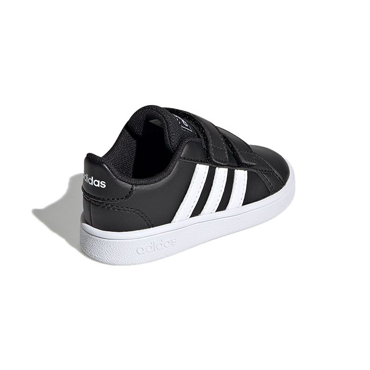 Adidas Grand Court Infant Black White Baby Sneakers Core-Black Cloud-White EF0117