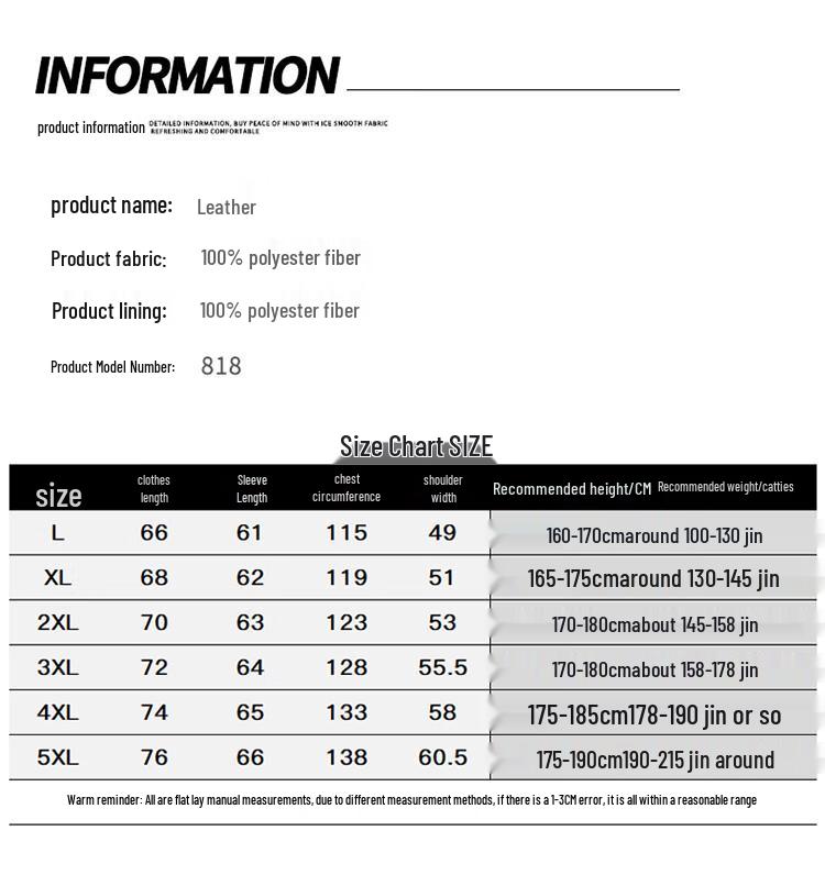 VANCAMEL Men's Autumn/Winter Multi-Pocket Workwear Jacket