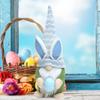 Knitted Fabric Easter Egg Doll Multicolor Design Rabbit Doll Easter Gnome Doll  Easter Decoration