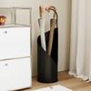 Large Capacity Cream Style Umbrella Rack Water-Draining Entryway Organizer Minimalist Home Decor Umbrella Storage Bin