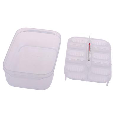 12 Reptile Egg Incubator Tray Thermometer Diy Incubation Gecko Lizard Snake