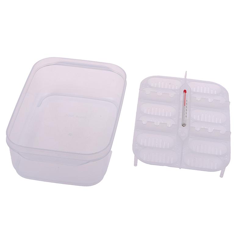 

12 Reptile Egg Incubator Tray Thermometer Diy Incubation Gecko Lizard Snake