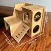 Wooden Hamster House Platform Ladder Solid Wood Interactive Toy For Small Pets Home Habitat Holiday Gift Cozy Cute