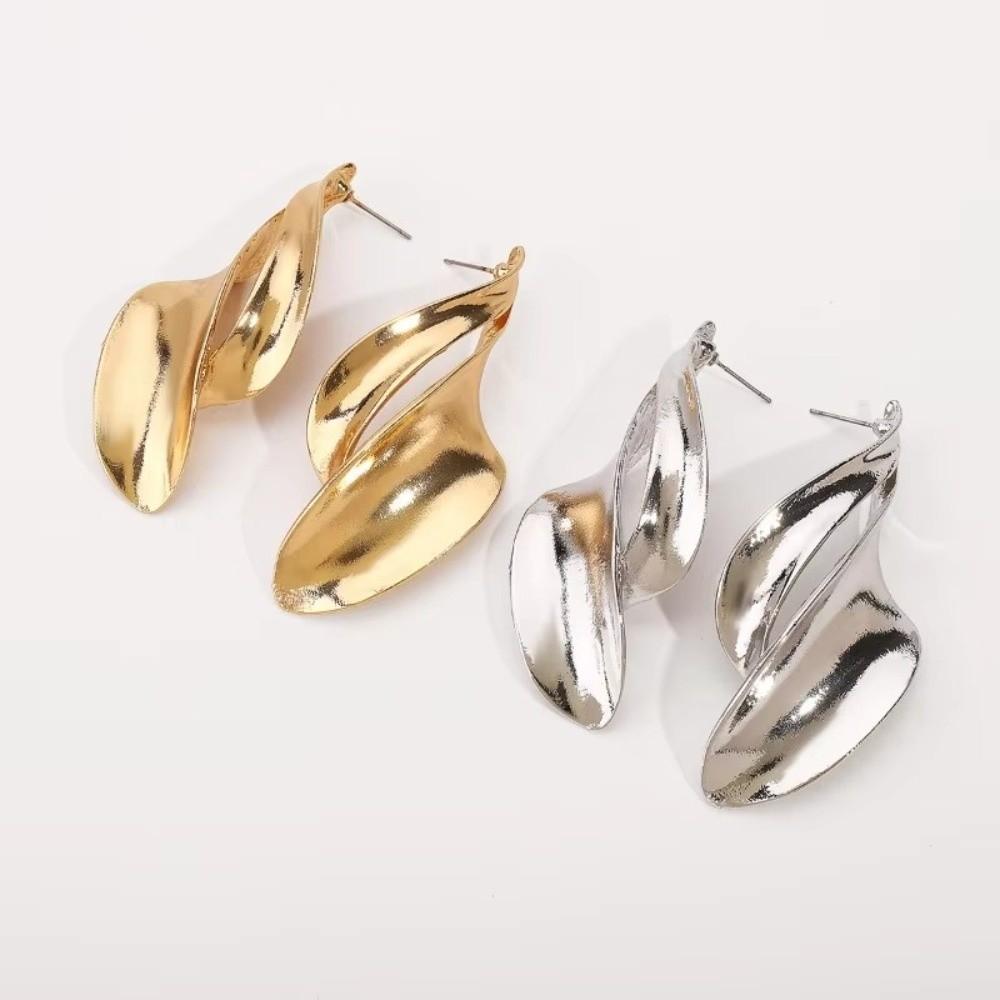 Leaves Big Stud Earrings Exaggerated Design Vintage Dangle Earrings Ladies' Earrings Girl Gift