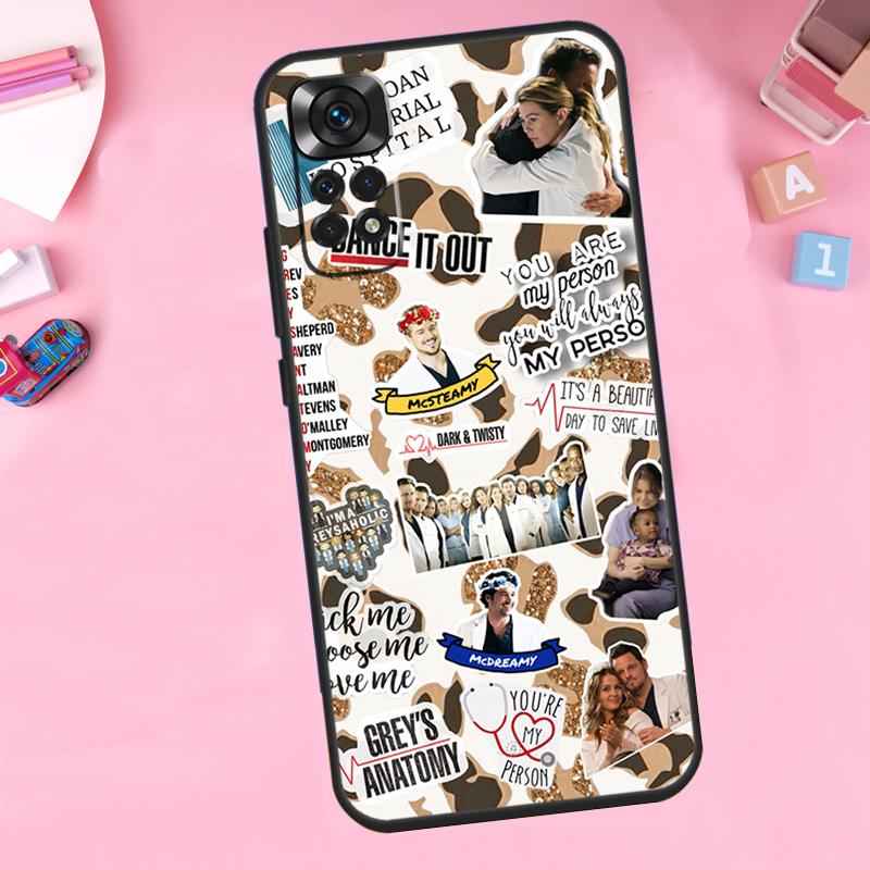 

Greys Anatomy Collage For Xiaomi Redmi Note 13 14 9 10 11 12 15 Pro Plus Phone Case For Redmi 15 C 14C 10C 12C 13C Redmi Note 12 Pro 4G