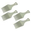 10Pcs Wide Tooth Comb Compact Portable Ergonomic Handle Hair Dyeing Styling Grooming Brush for Home Travel Salon