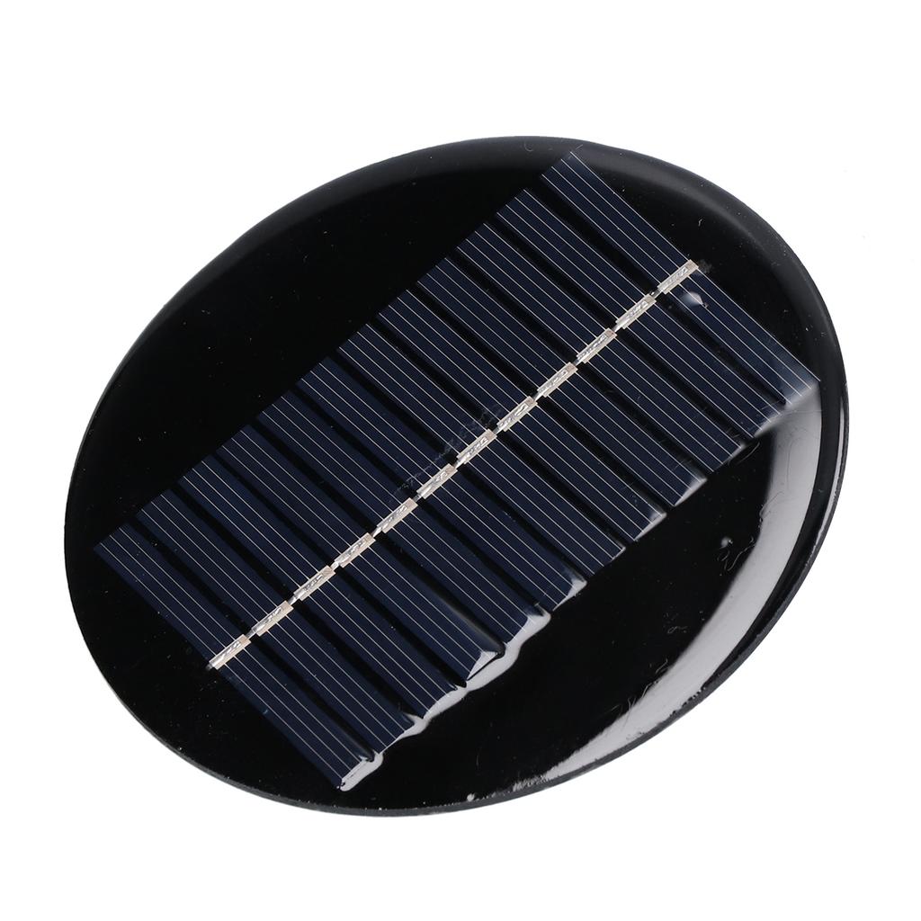 0.8W 6V 10cm Round Solar Panel DIY Solar Panel Solar Charging Board for Solar Light