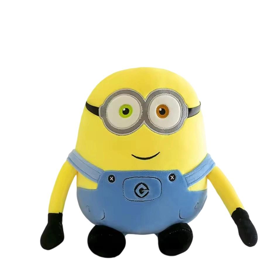 

1Pcs Cute Minions Movie Characters Yellow Plush Toys Bob Stuart In Soft Dolls Toys & Hobbies Christmas Birthday Gift (As shown-13833)-