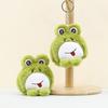 Soft Plush Frog Keychain Adorable Green Frog Toy Bag Decoration