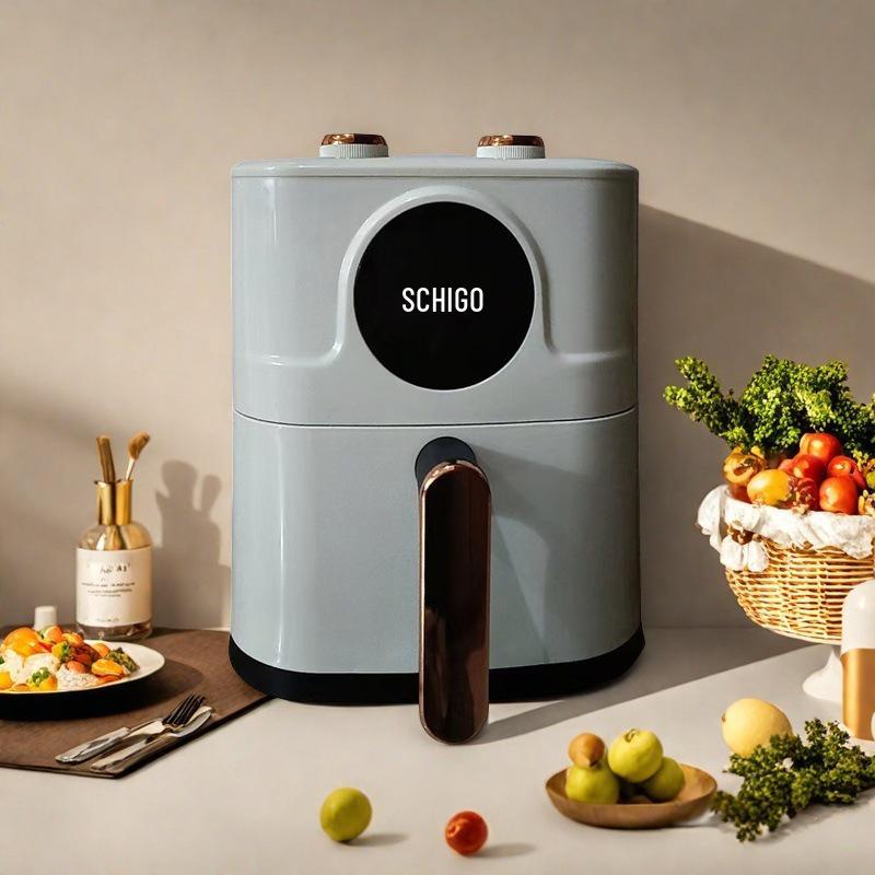 Large Capacity Multi-Function Air Fryer Oven with Safety Features and No-Flip Steam Tender Bake