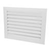Fixed Return Air Louver Window Aluminum Alloy 400x300mm Air Conditioning Vent Cover for Bathroom Kitchen Wall Square