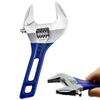 YWHWLX Adjustable Wide Adjustable Wrench, Vertical Type, for Pipes, Plumbing, and Faucet Work, 44mm Opening, Lightweight, and Multi-Function, for Repa