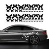 Krásná grafika motýla Samolepky na boční dveře auta Módní vinylové obtisky Pro Volkswagen GOLF MINI Tesla Model Y
