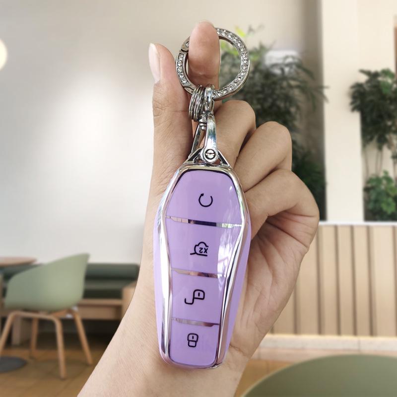 Proper for BYD Han Key Case Han EV Champion Edition - Dedicated NFC Card Car Cover with Buckle.