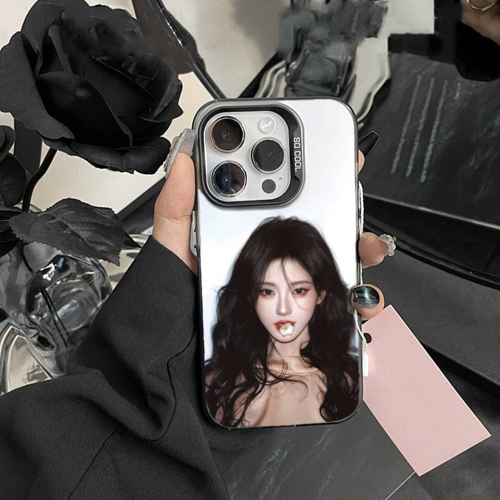 Ju Jingyi T- Kiku Phone Case For iPhone 17,16,15,14,13,12,Pro MAX White Matte Shockproof Cover