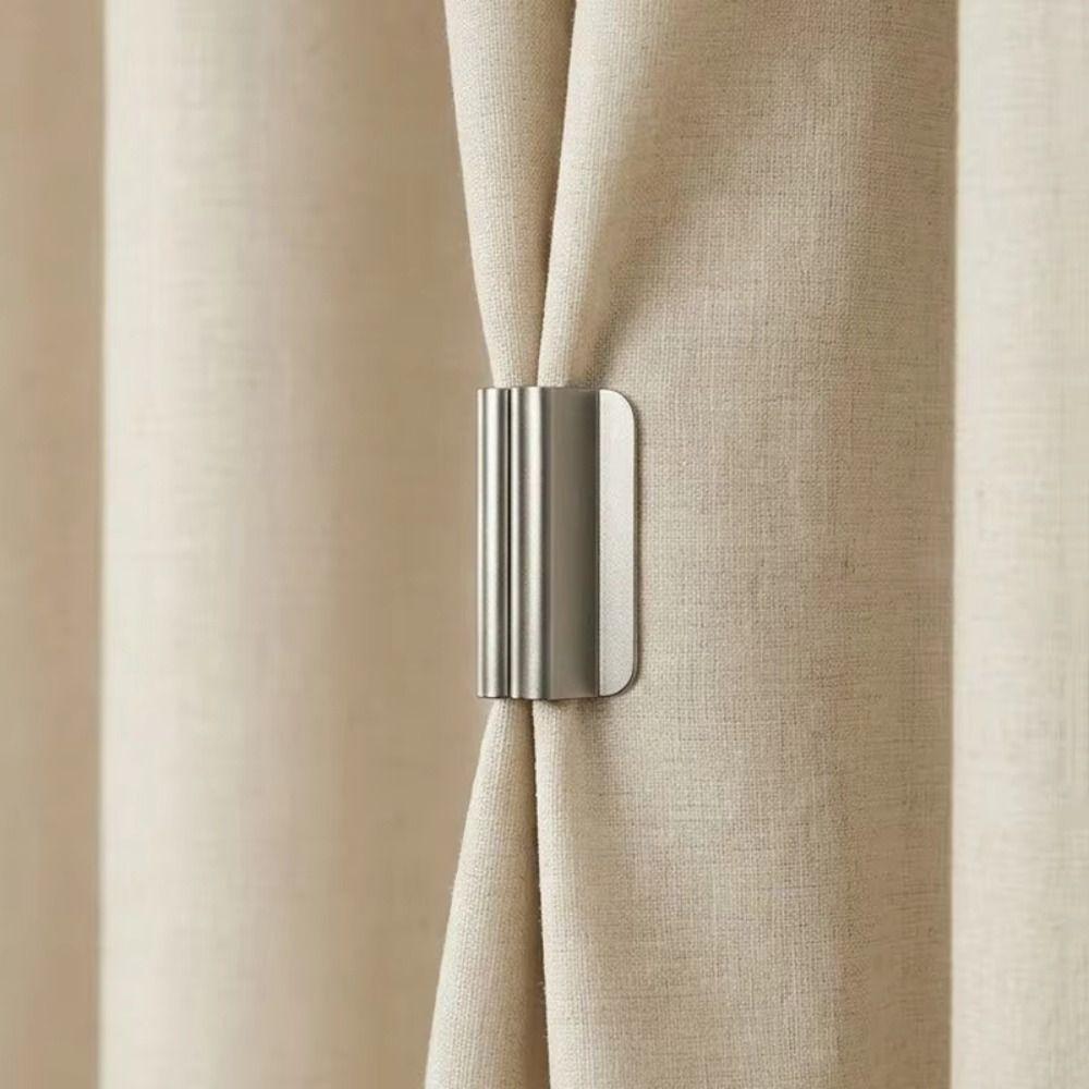 Reusable Drill-Free Clips Magnetic Blackout Clips Window Drape Holders Home Use