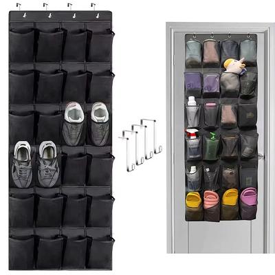24 Grid Door Hanging Bag, Storage Bag, Shoe Storage Bag, Multi-layer Grid Storage Hanging Bag.