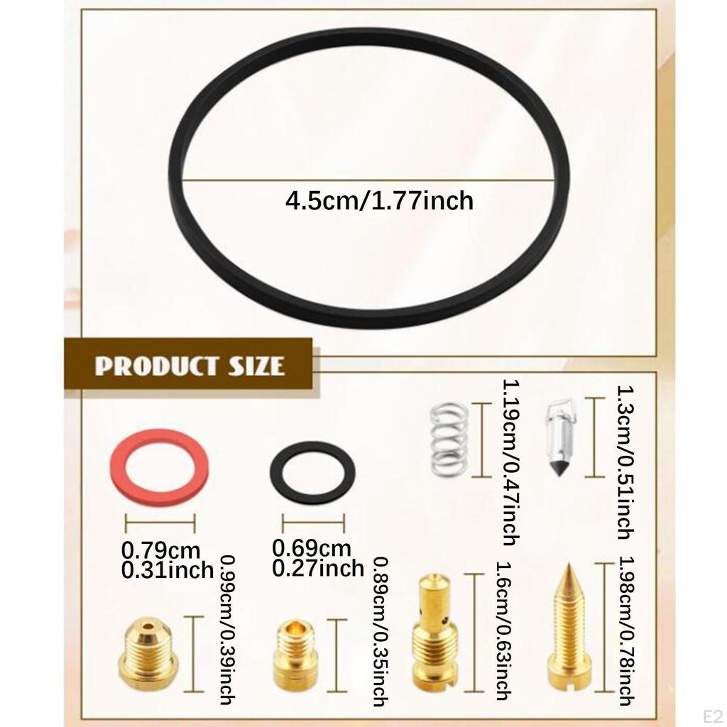 Vergaser Reparatursatz Professionell Einfach zu Installieren Hohe Leistung 1003-1858