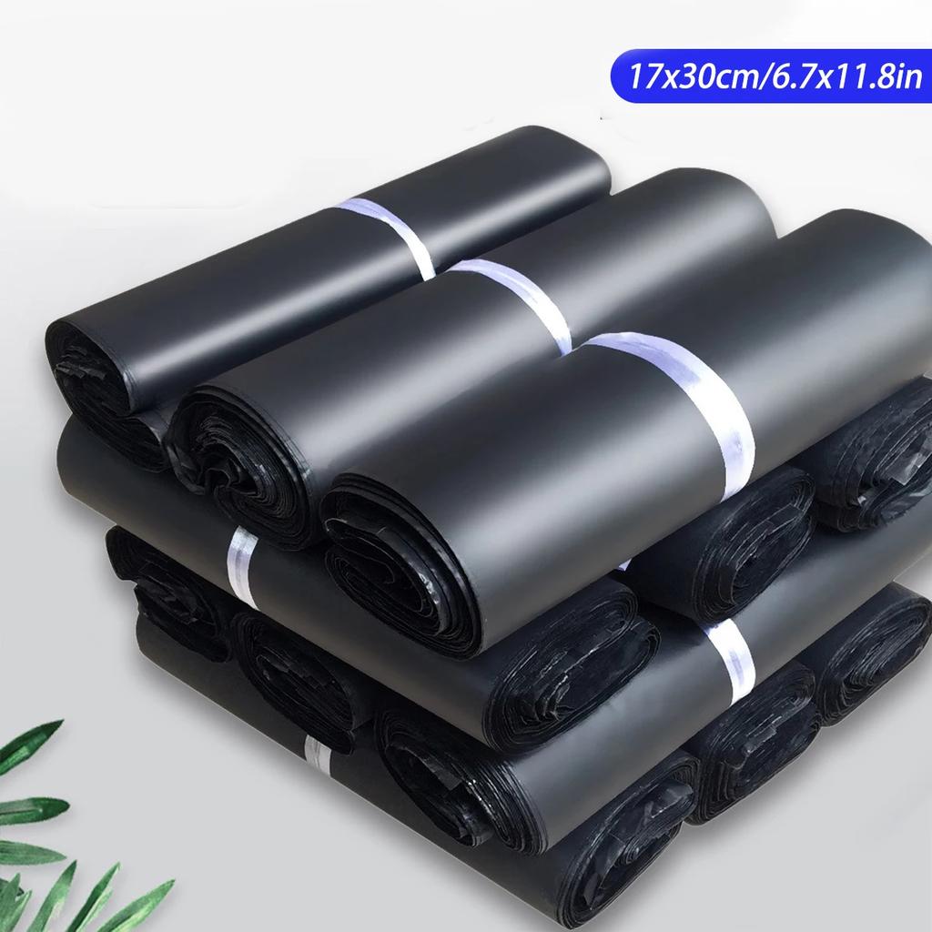100/300pcs Black Self-seal Courier Mailer Bags Poly Package Express Mailing Envelope for Shipping - Packaging Bags