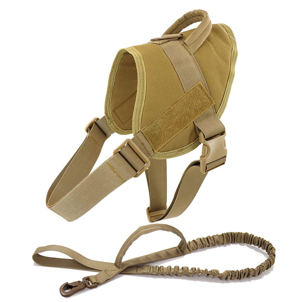 

Dog Harness with Leash Set German Shepherd Pet Harness Service Dog Vest With Handle Accessories Dog Leash For Small Medium Dogs S