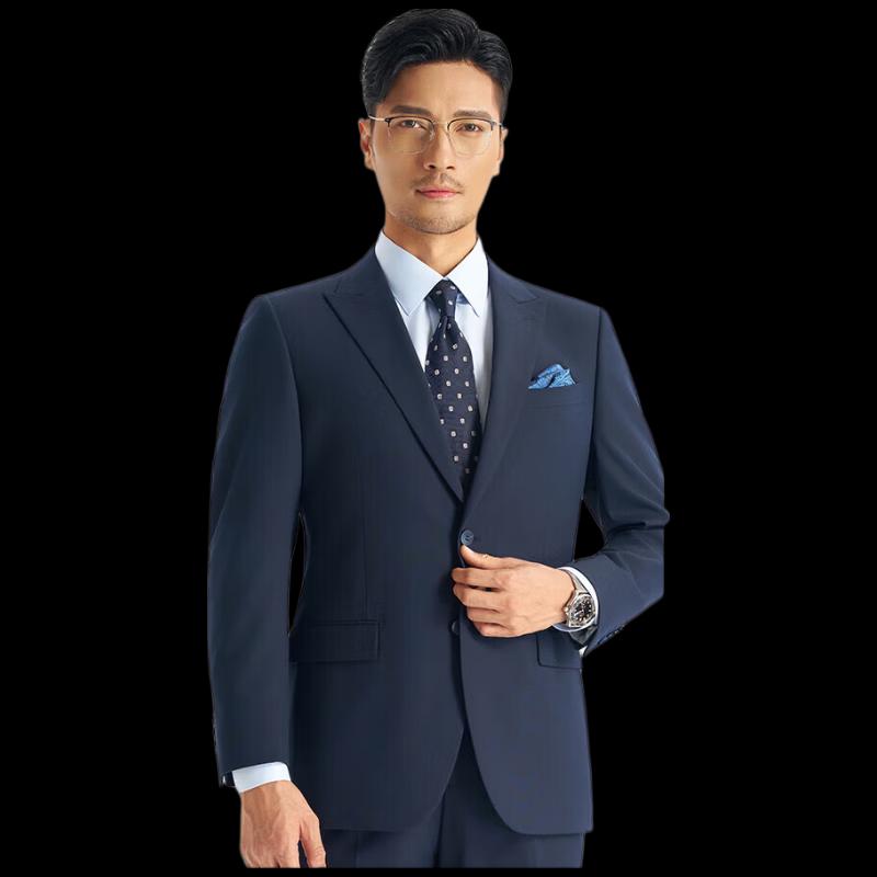 Men's Easy-Care Peak Lapel Suit