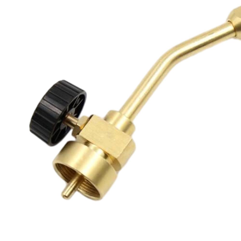 Full Copper MAPP Propane Torch Head Pencil FlameGas Welding Torch High Temperature Heating for Soldering/Brazing