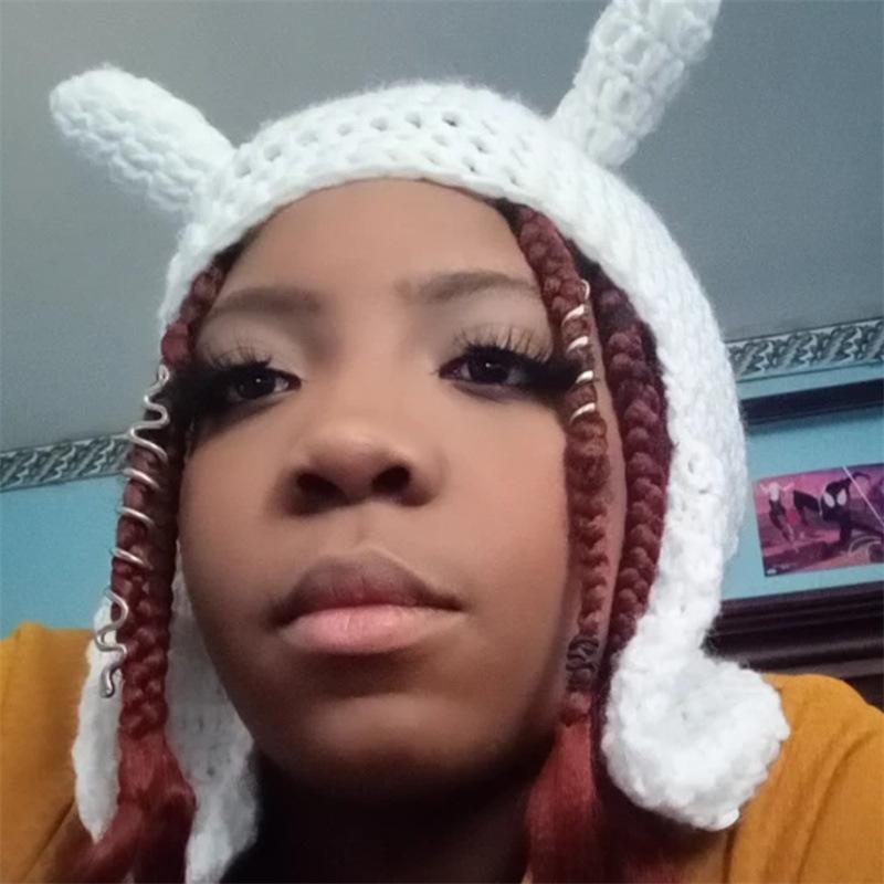 

Новая связанная вручную шапка для взрослых в виде тыквенного пирога с кремом adult 57-59cm