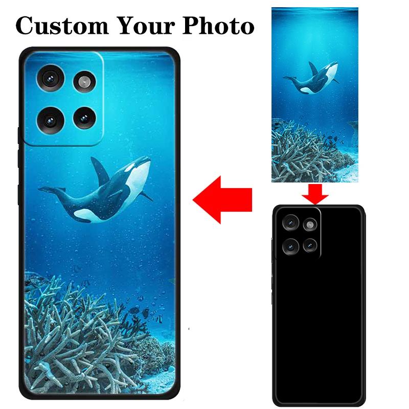 Customized DIY Cover For Moto Edge 50 30 Fusion Pro 60 Stylus 60S 30 Ultra 40 Neo Moto S50 Neo X50 Ultra Silicone TPU Phone Case