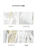 Elegant Satin Feather Sleeve Multi-color V-neck Tie-up Pajama Robe 942