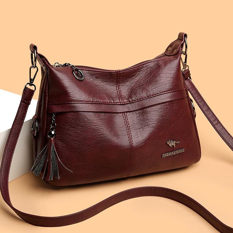 Torebka listonoszka w stylu vintage o dużej pojemności, dojeżdżająca do pracy, ręczna, na ramię, torba dla mamy w średnim wieku