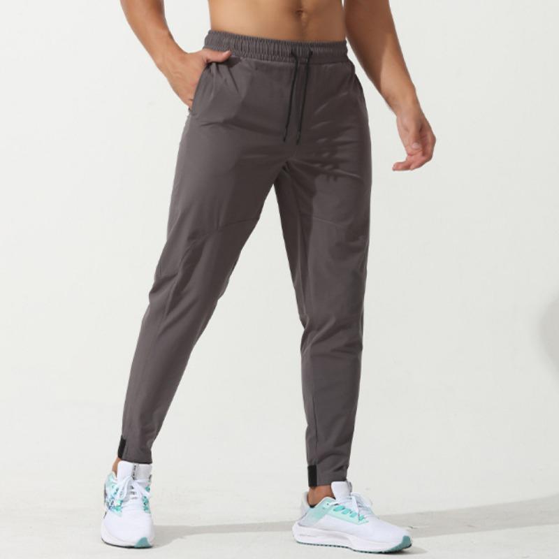 

Men s Running Loose Quick-drying Elastic Corded Outdoor Casual Sports Fitness Trousers XL сірий колір