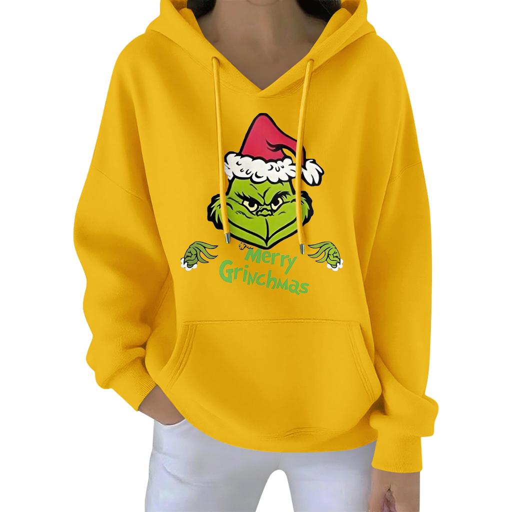 Julehettegenser for kvinner Morsom Søt Juleferie Genser Pullover