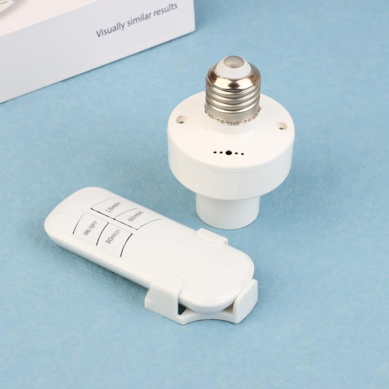 E27 Telecomandă Fără Fir Comutator Inteligent cu Temporizator Suport Lampă Comutator Multi-Lumină Cameră Bebeluș Dormitor Casă Comutator cu Temporizator