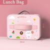 Scatola Pranzo Acciaio Inossidabile 1550ML Bambini Scuola Kawaii Bento Box Contenitore Portatile Sigillato per Conservazione Cibo per Studenti Lavoratori d'Ufficio