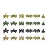 MOC Military Figures Accessories Building Blocks Helmet Night Vision Vest Knee Pads Tactical Belt Protective Mask Toys Kids J068
