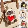 Soft Plush Cat Bag Charm Portable Stuffed Cat Toy New Kitten Pendant  Purse Accessory