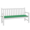 VidaXL Coussin de banc de jardin vert 150x50x3 cm tissu oxford 43207