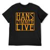Hans Zimmer Live - Tournée Musicale 2023 - Hauts T-shirt Noir été haut séchage rapide vêtements mignons t-shirt homme graphique
