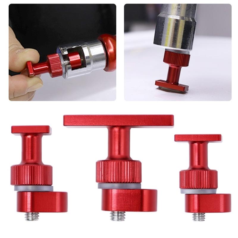 3Pcs Automotive Dent Repair Tool Gasket Lockable Puller Aluminum Drawing Plate Dent Repair Parts Reusable Puller