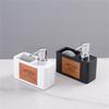 Kitchen Dish Soap Dispenser with Sponge Holder 2 In 1 Countertop Dishwashing Soap Pump Dispenser Set for Kitchen Sink