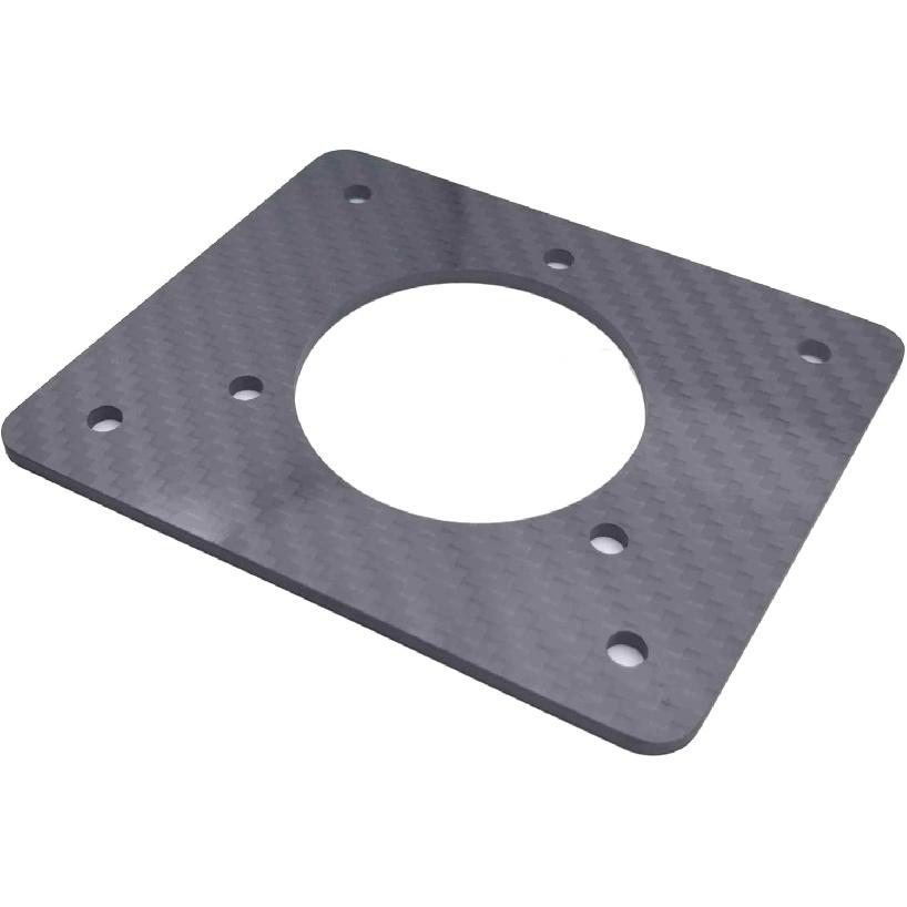 EZGO TXT 36v Golf Cart GCP1 110v AC Port Adapter Plate, Carbon Fiber