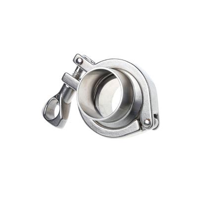 38mm 1.5" OD SS304 Sanitary Pipe Weld Ferrule + for Tri Clamp + PTFE Gasket Set