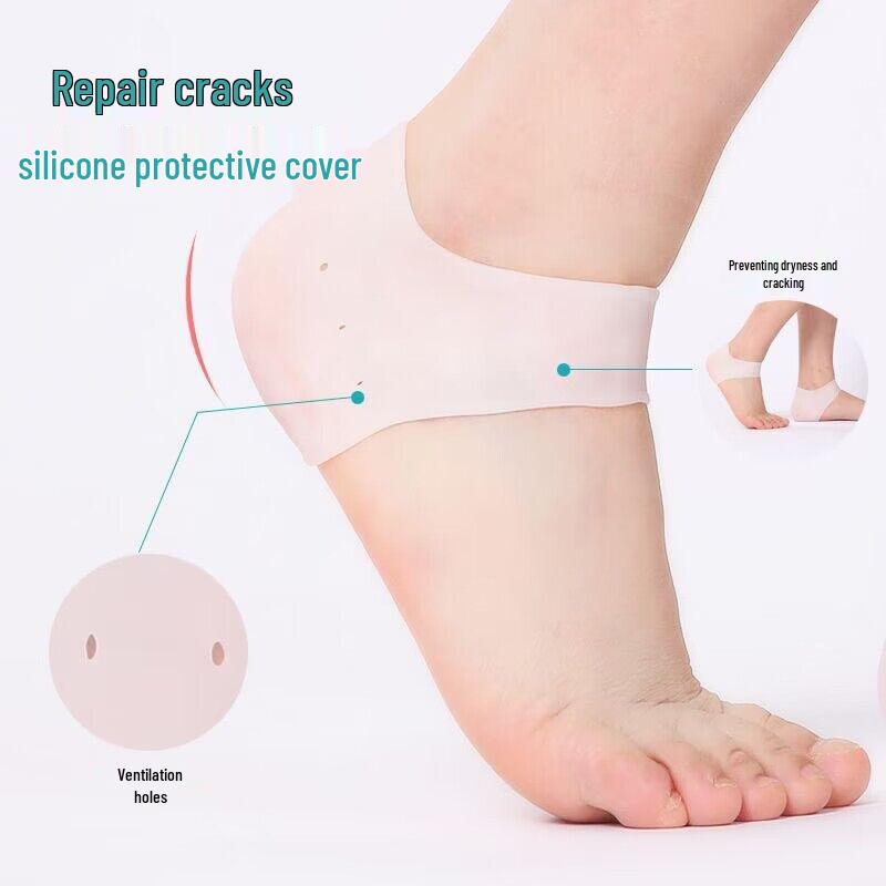 Ultra-Thin Cracked Heel Moisturizing Socks for Men and Women