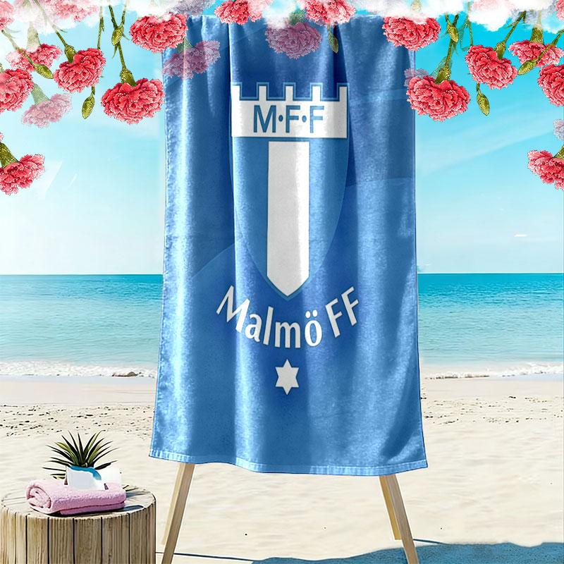 Malmö FF Print Beach Towel, Large Soft Quick Dry Towel for Beach Camping Swimming