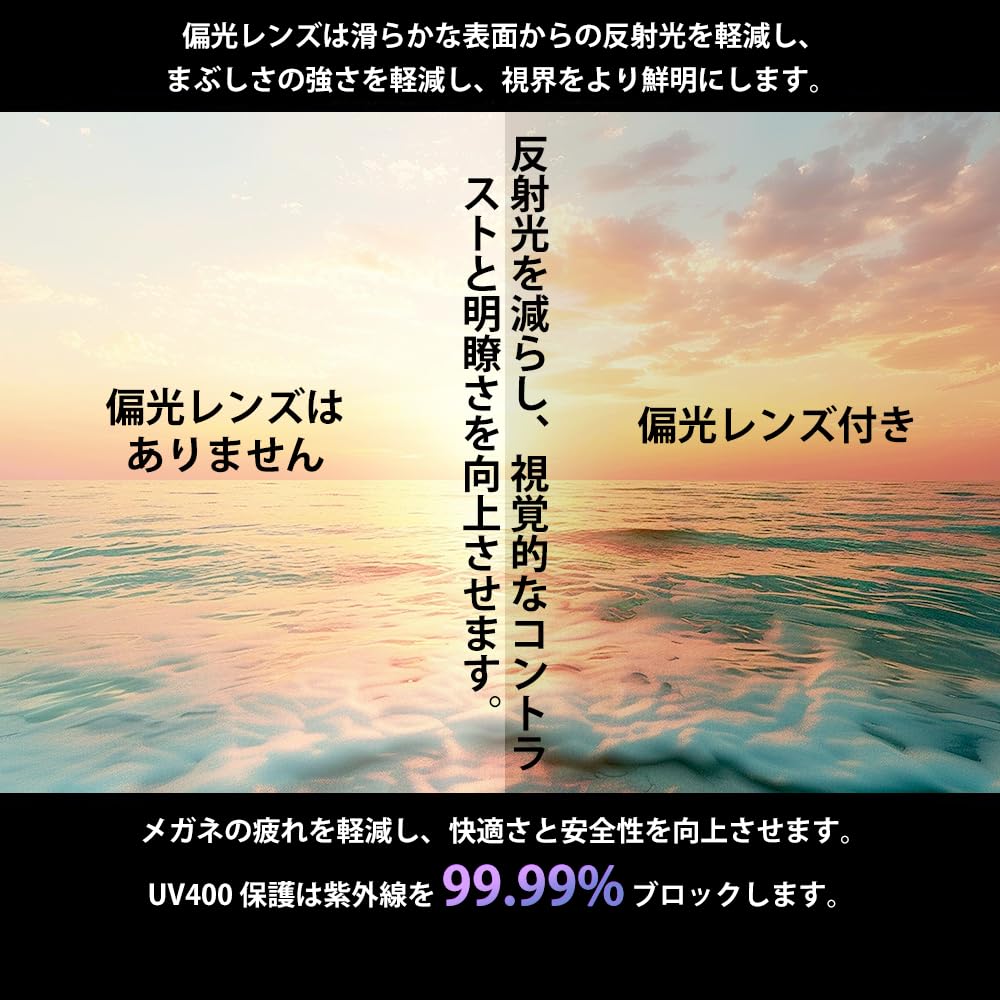 Feisedy Polarized UV400 UV Impact for Men and B1204 Sunglasses, Protection, TR90, Ultralight, Resistant, Sports, Driving, Running, Fishing, Women,