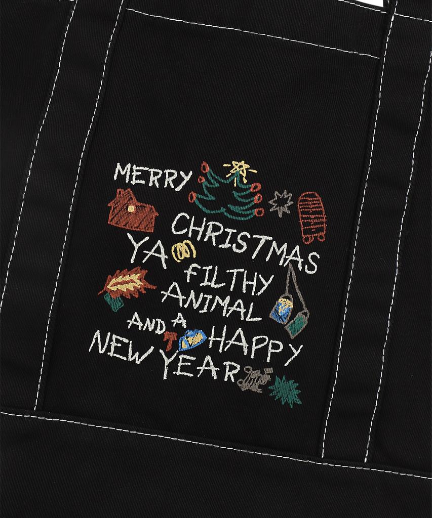 Sunlovetour [Home Aloone] Doodle Tote Black